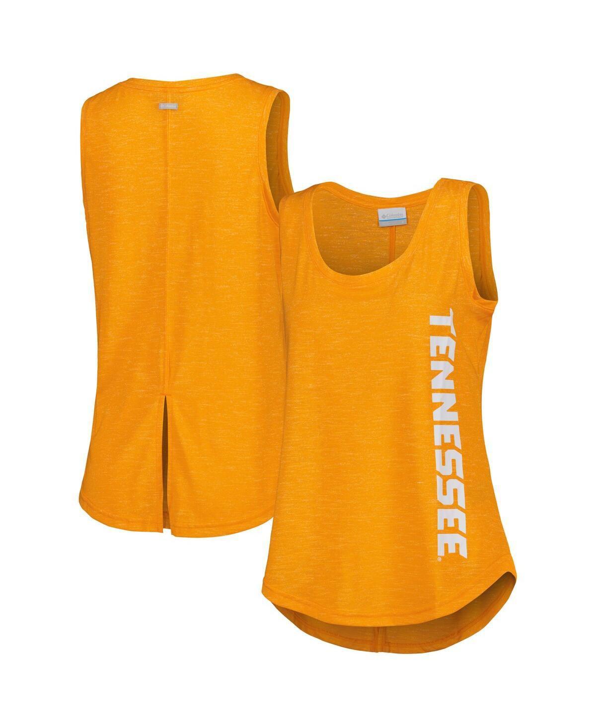 Women's Columbia  Tennessee Orange Tennessee Volunteers Cades Cape Omni-Wick Tri-Blend Tank Top, Size: Medium Product Image