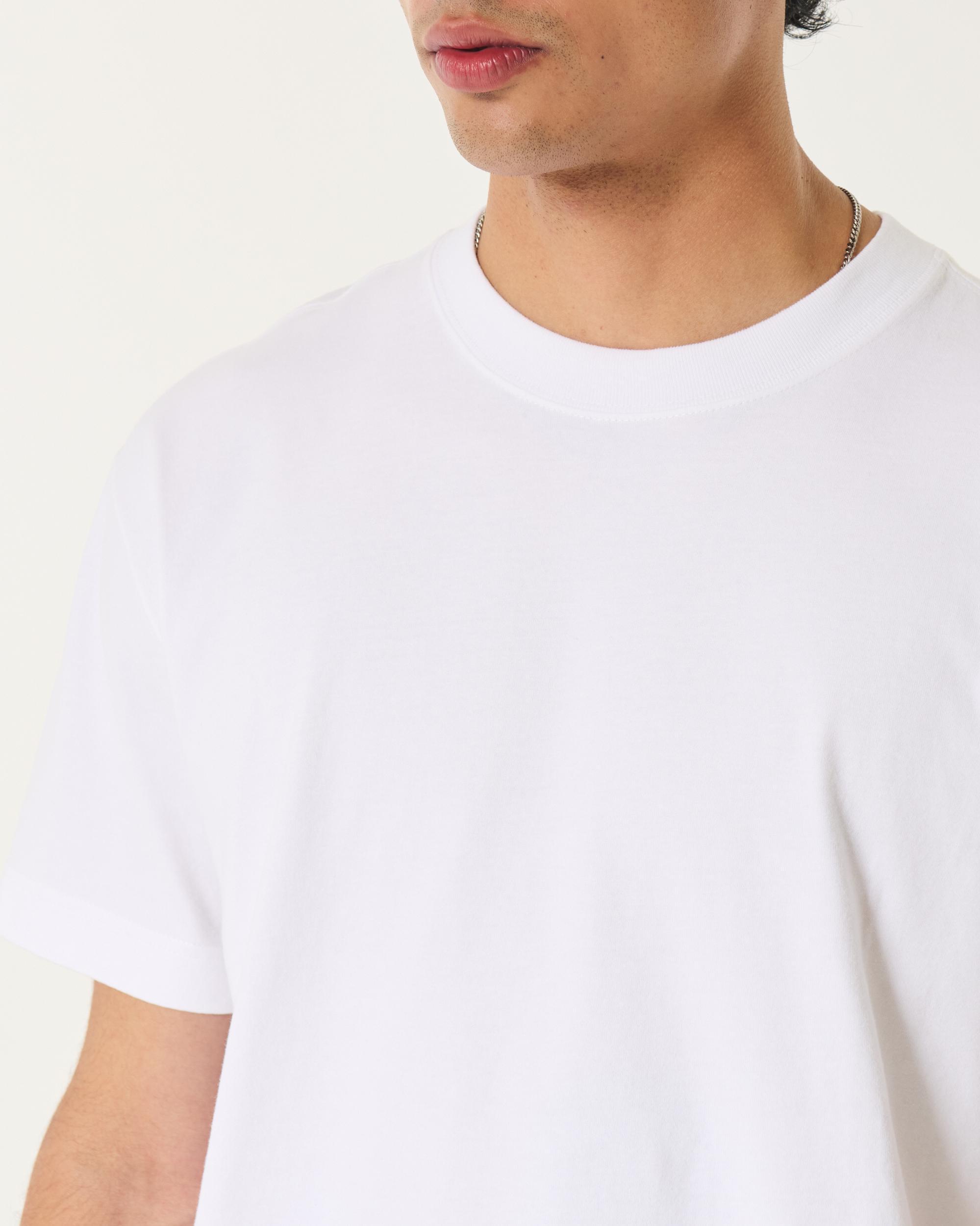 Boxy Heavyweight Washed Crew T-Shirt Product Image