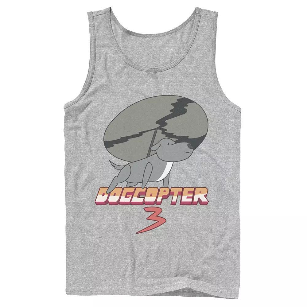 Men's Cartoon Network's Steven Universe Dogcopter 3 Tank Top, Size: Large, Athletic Grey Product Image
