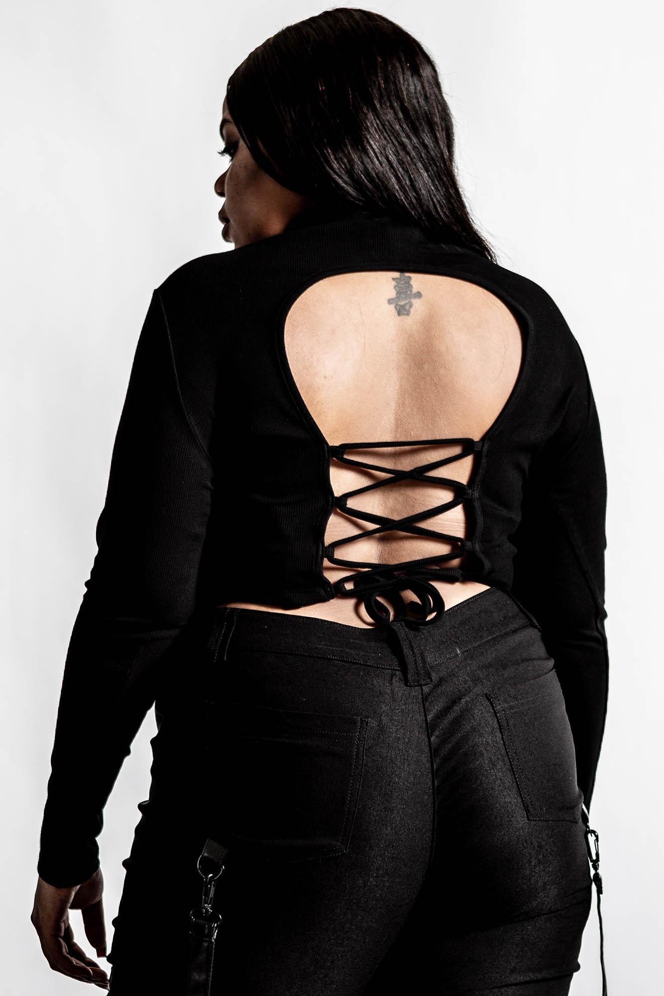 Darkest Hour Ribbed Top Female Product Image