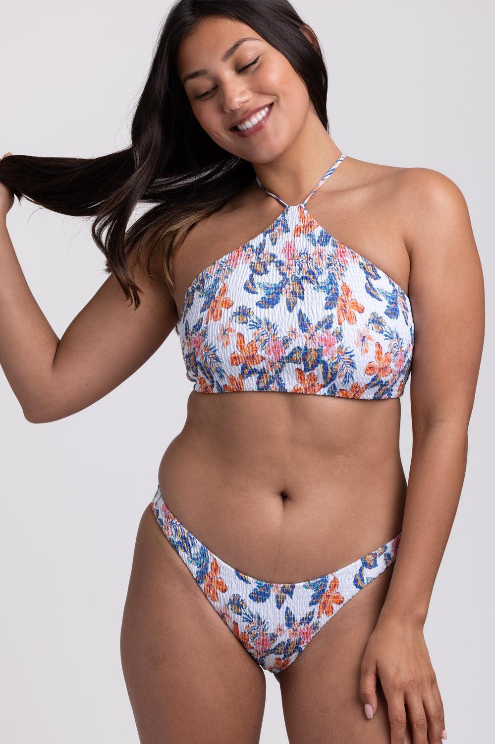 Final Sale Kelia Smocked Bikini Bottom Product Image