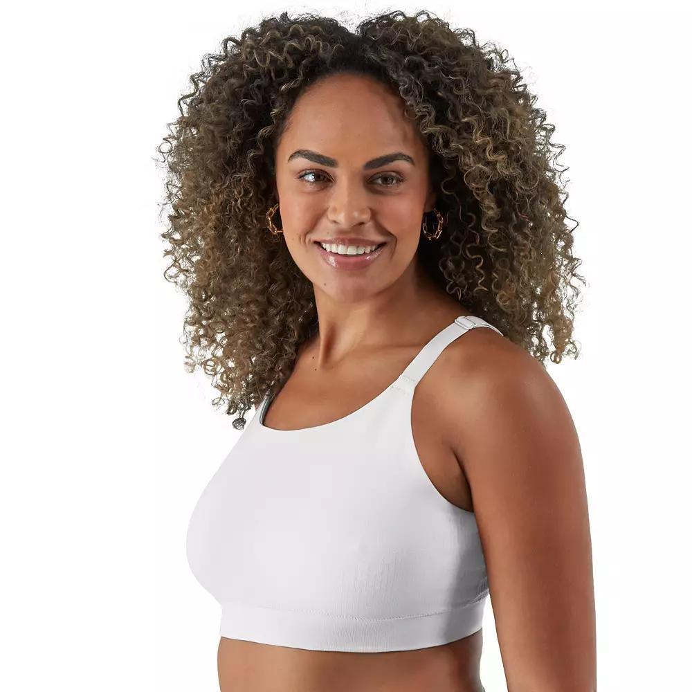 Bali Comfort Revolution Modern Seamless Bralette DFMSBR, Women's, Size: XXXL, White Product Image