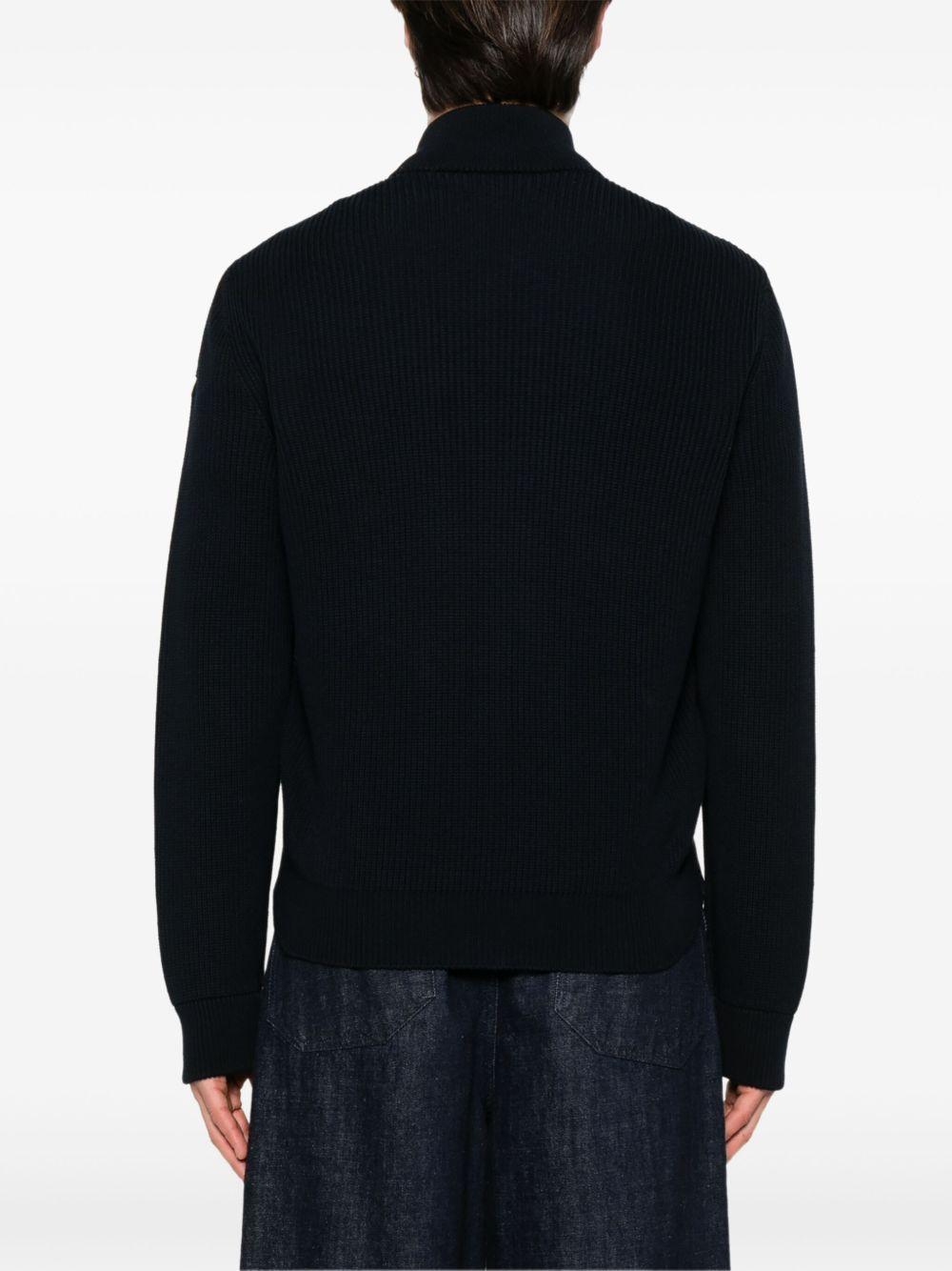 padded-panels cardigan Product Image