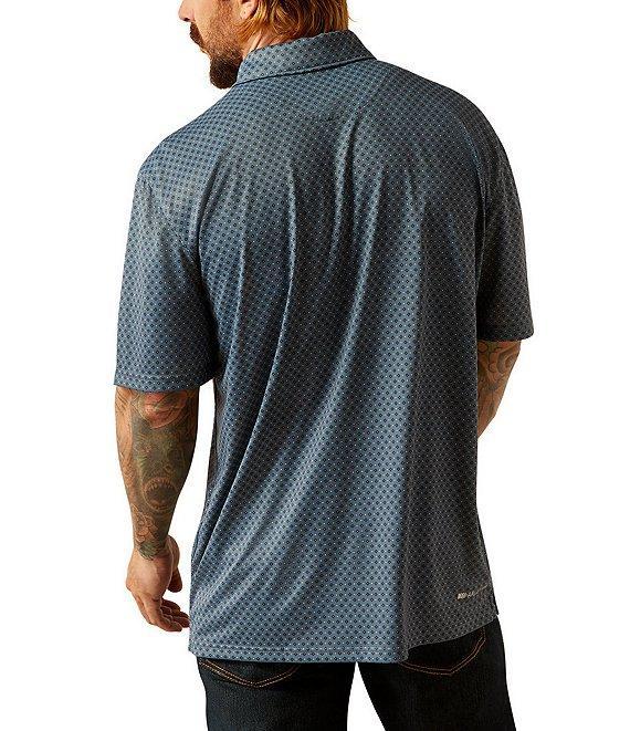 Ariat Allover Printed Short Sleeve Polo Shirt Product Image