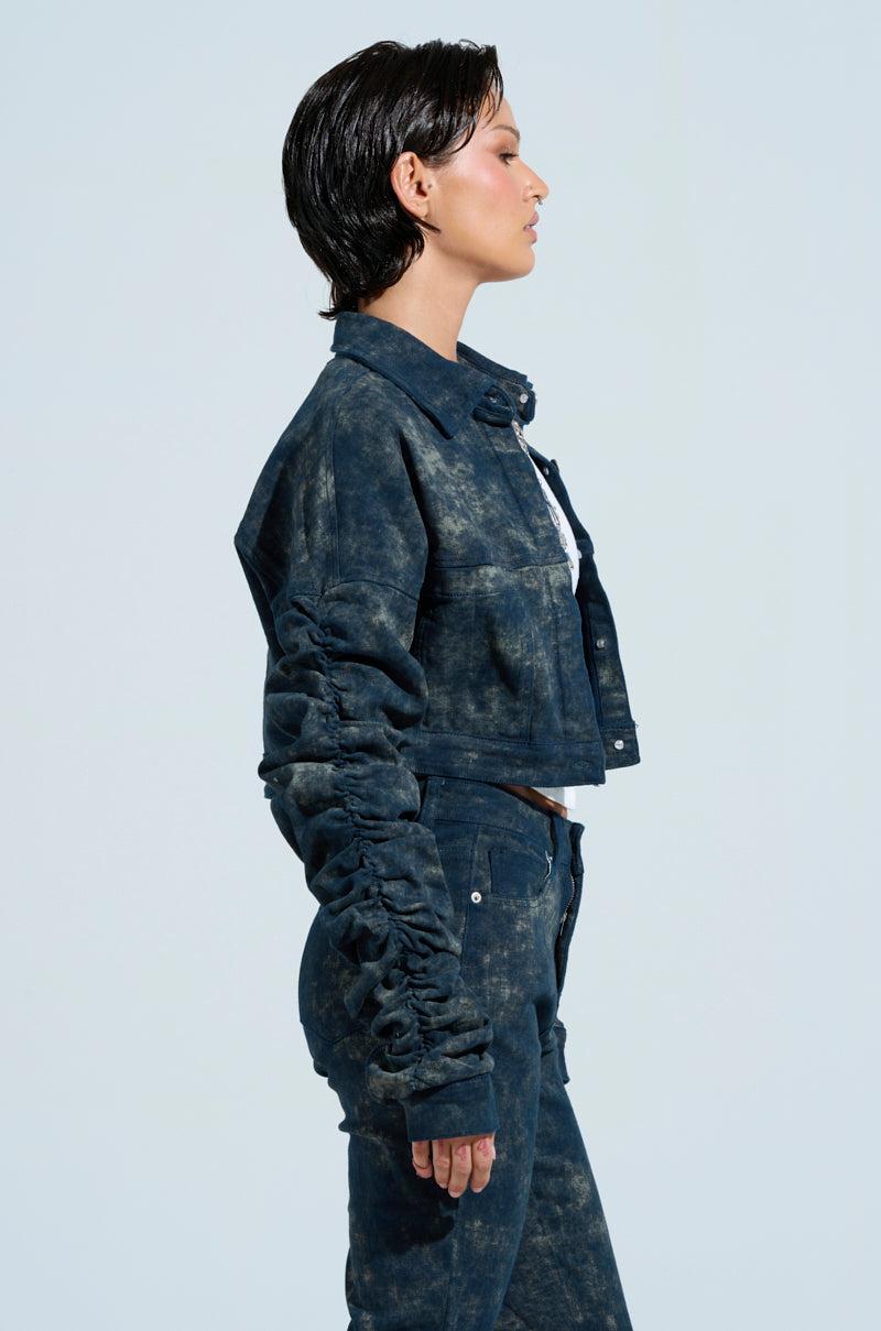 UNFORGETTABLE STACKED LONG SLEEVE BUTTON DOWN Product Image