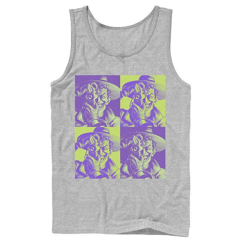 Men's DC Batman The Joker Halftone Popart Tank Top, Size: XL, Black Product Image