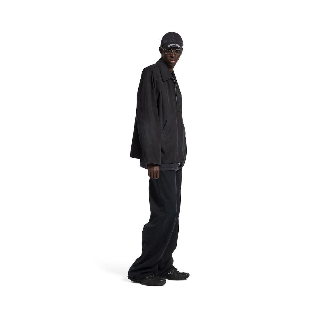 Men's Zip-up Jacket in Black Product Image