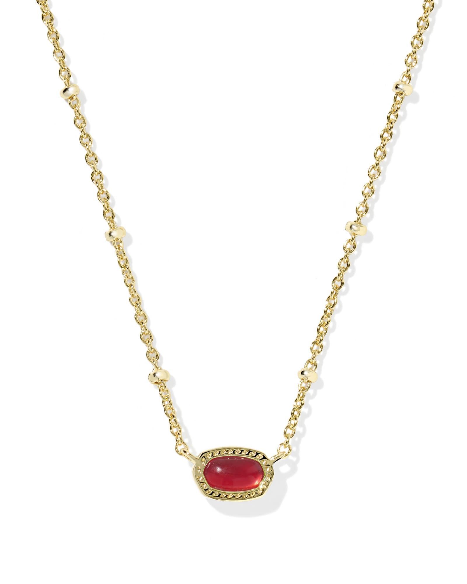 Mini Elisa Gold Satellite Short Pendant Necklace Product Image