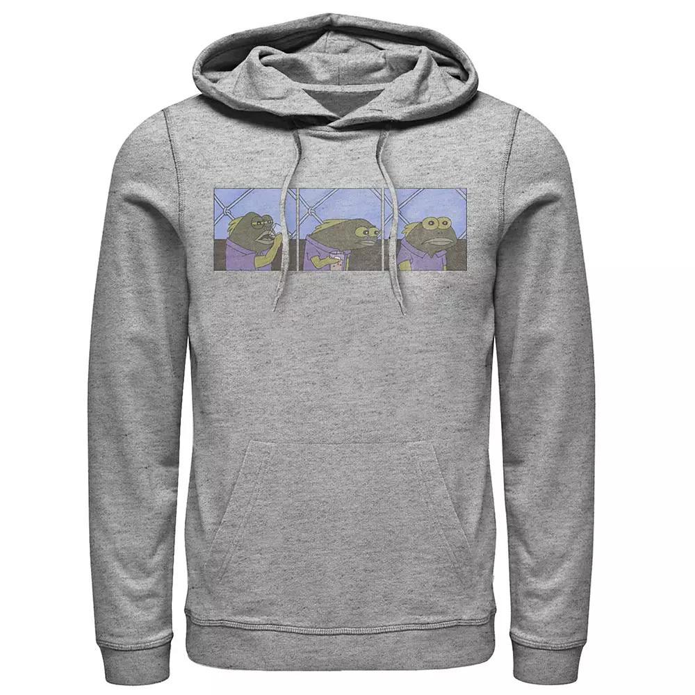 Men's Outer Banks Sunset Waves Logo Hoodie, Boy's, Size: XXL, Athletic Grey Product Image