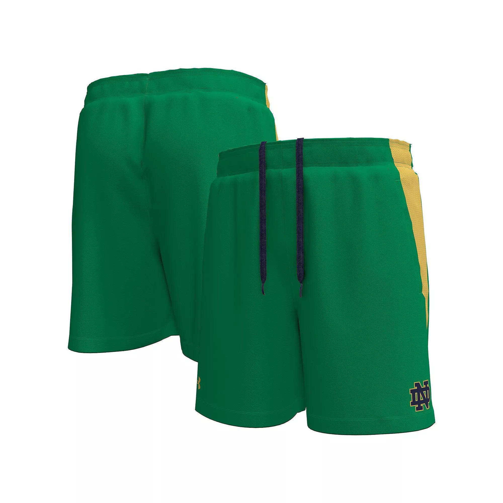 Men's Under Armour Green Notre Dame Fighting Irish  Tech Vent Performance Short, Size: 3XL Product Image