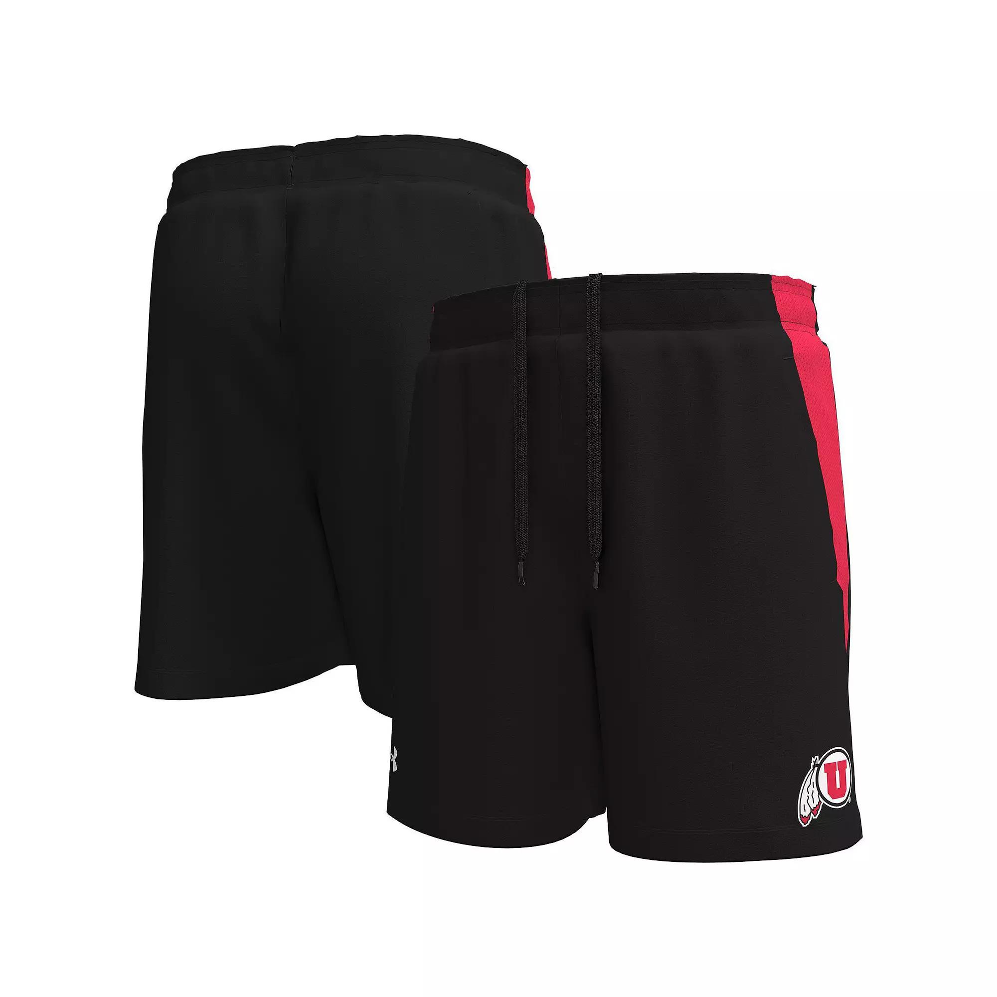 Men's Under Armour Black Utah Utes  Tech Vent Performance Short, Size: 3XL, Ute Black Product Image