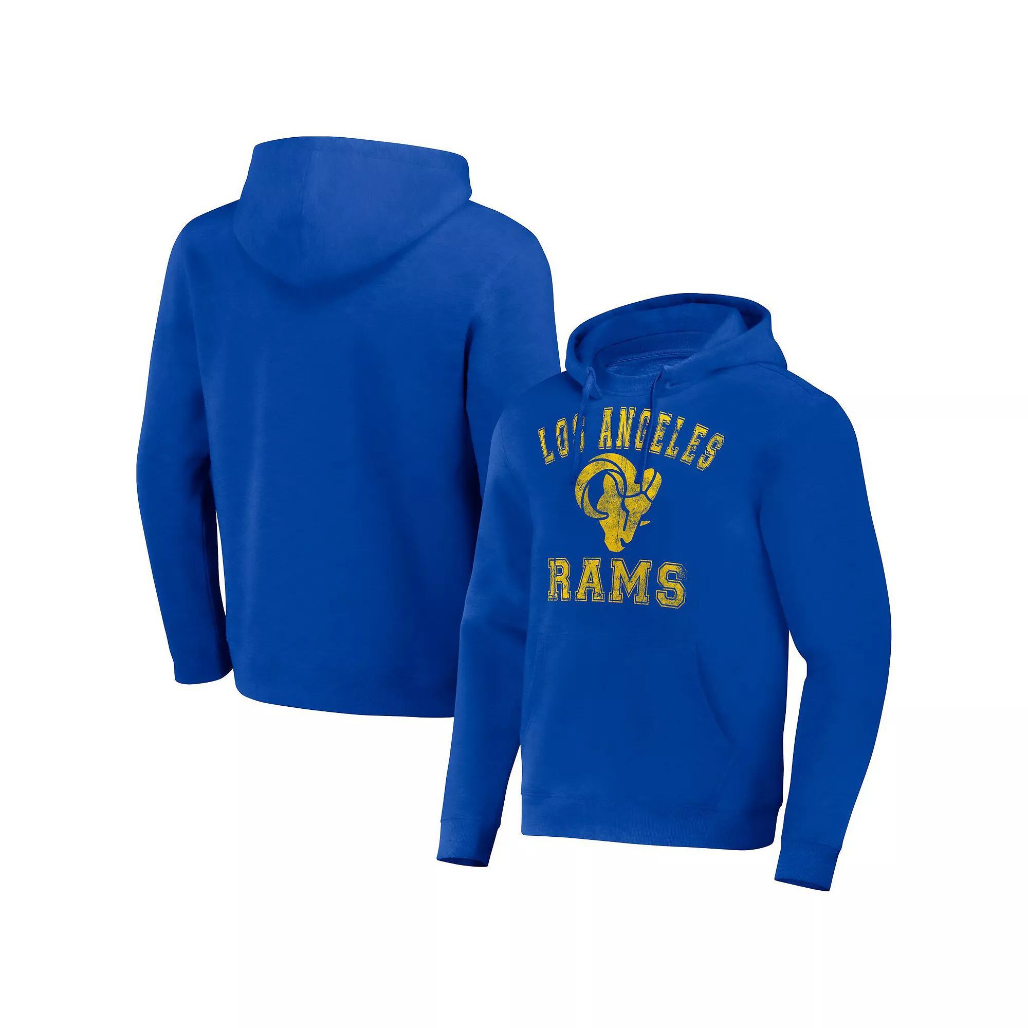 Men's NFL x Darius Rucker Collection by Fanatics Royal Los Angeles Rams Coaches Pullover Hoodie, Size: Medium, Blue Product Image