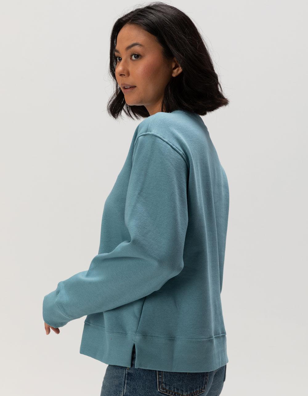THE NORTH FACE Evolution Womens Crewneck Sweatshirt - BLUE Product Image