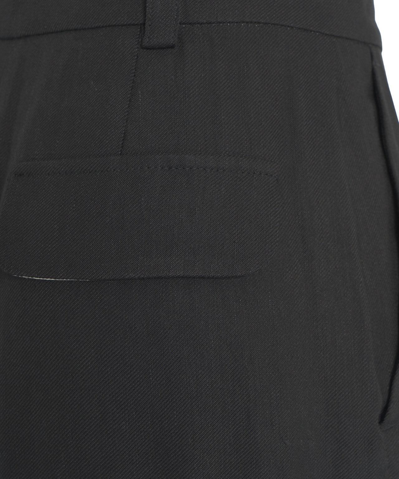 Linen blend pleated pants Product Image
