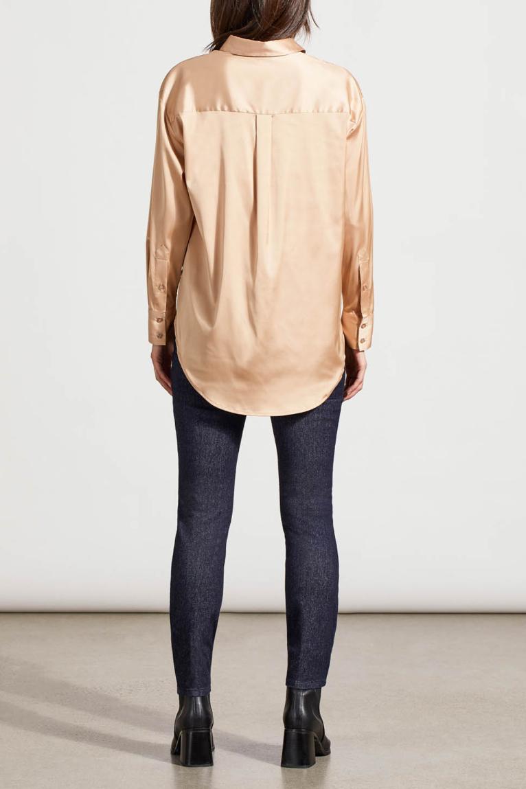 Flowy Satin Top Product Image