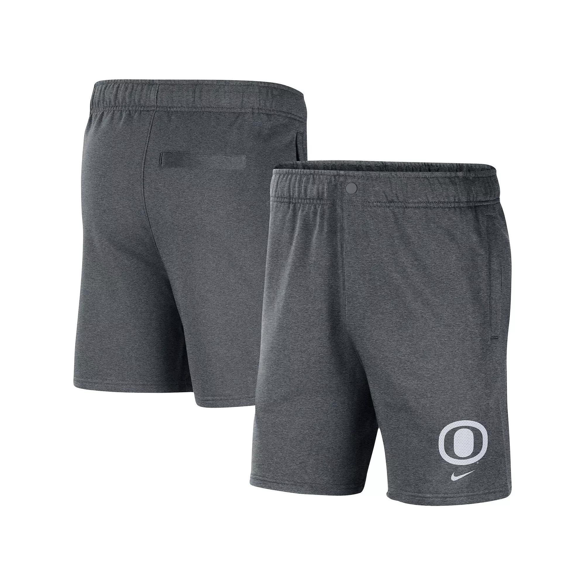 Men's Nike Gray Oregon Ducks Fleece Shorts, Size: XL, Grey Product Image