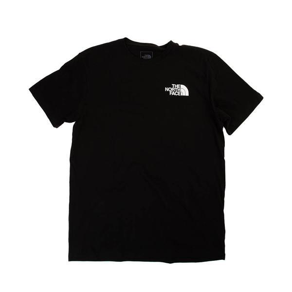 The North Face Short Sleeve Box NSE Tee (Black Currant ) Men's Clothing Product Image