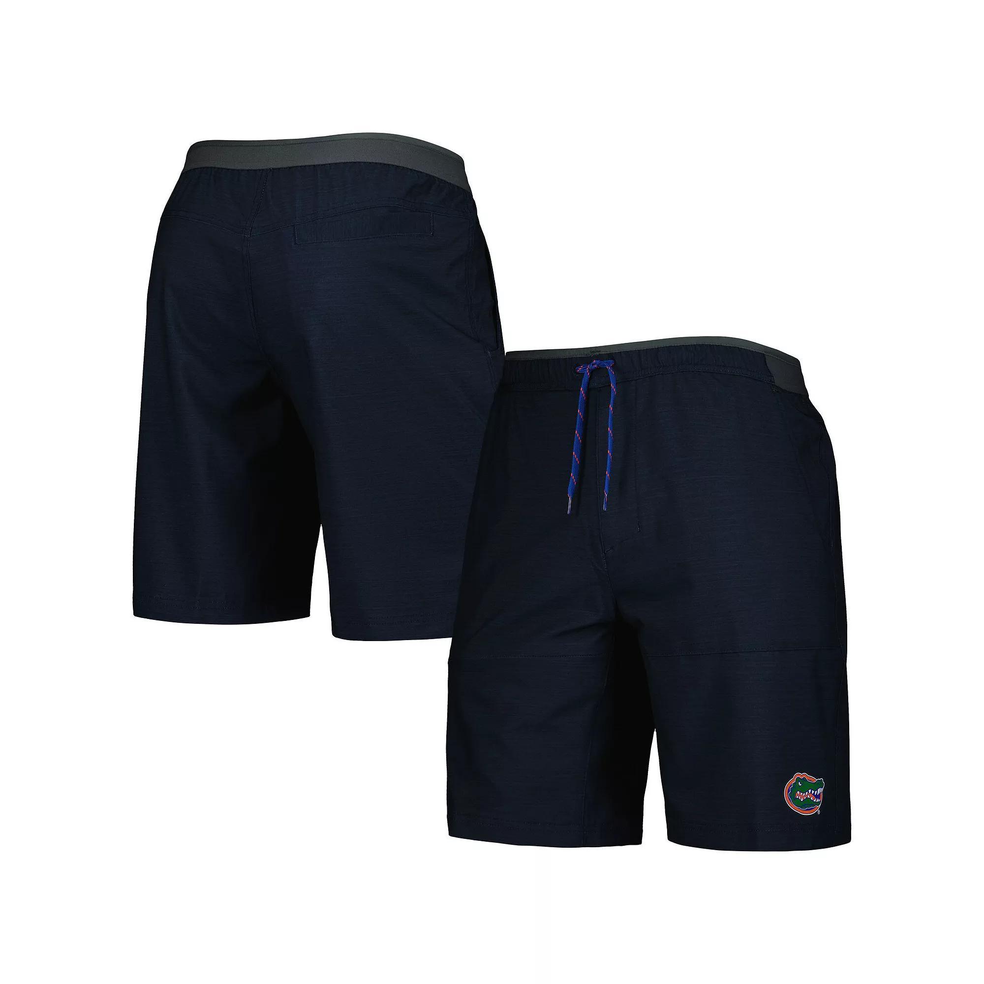 Men's Columbia Navy Florida Gators Twisted Creek Omni-Shield Shorts, Size: Large, Blue Product Image