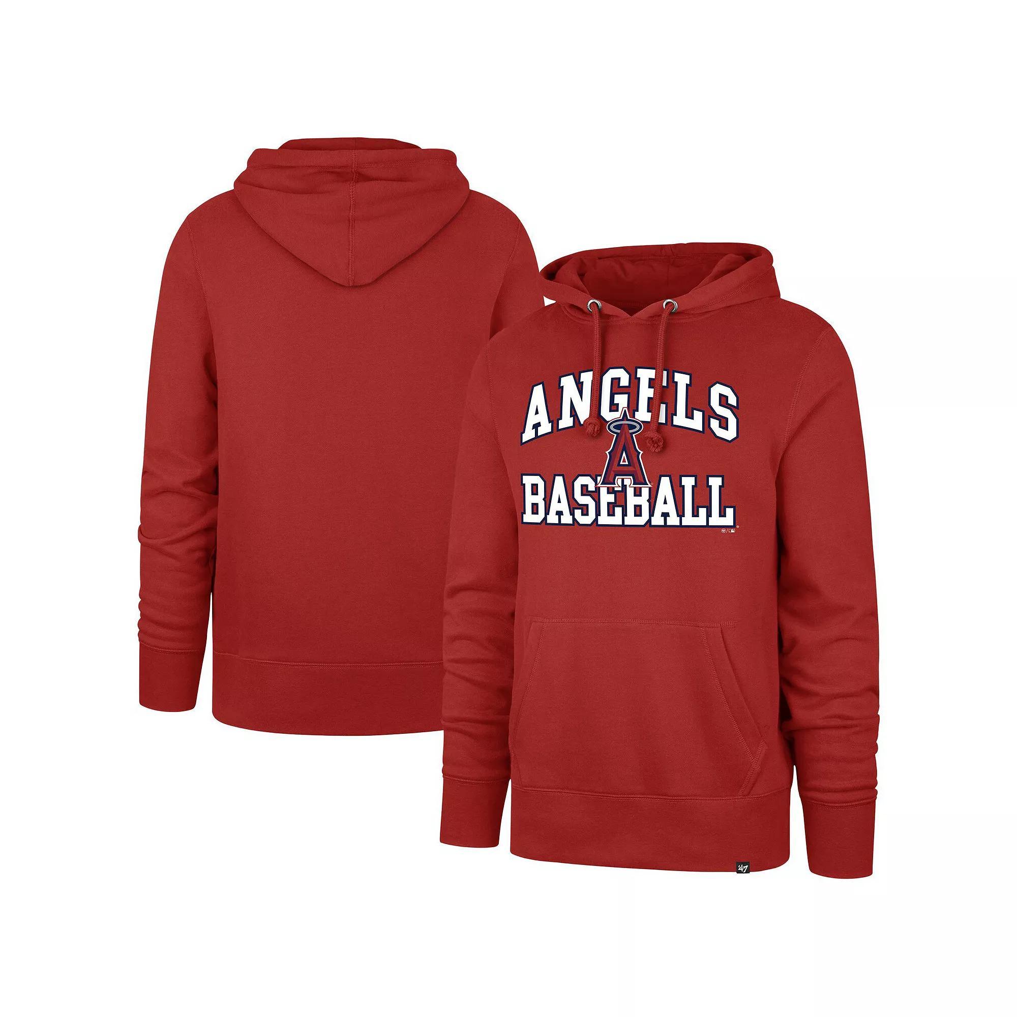Men's '47 Black Philadelphia Eagles Packed House Headline Pullover Hoodie, Size: Small Product Image