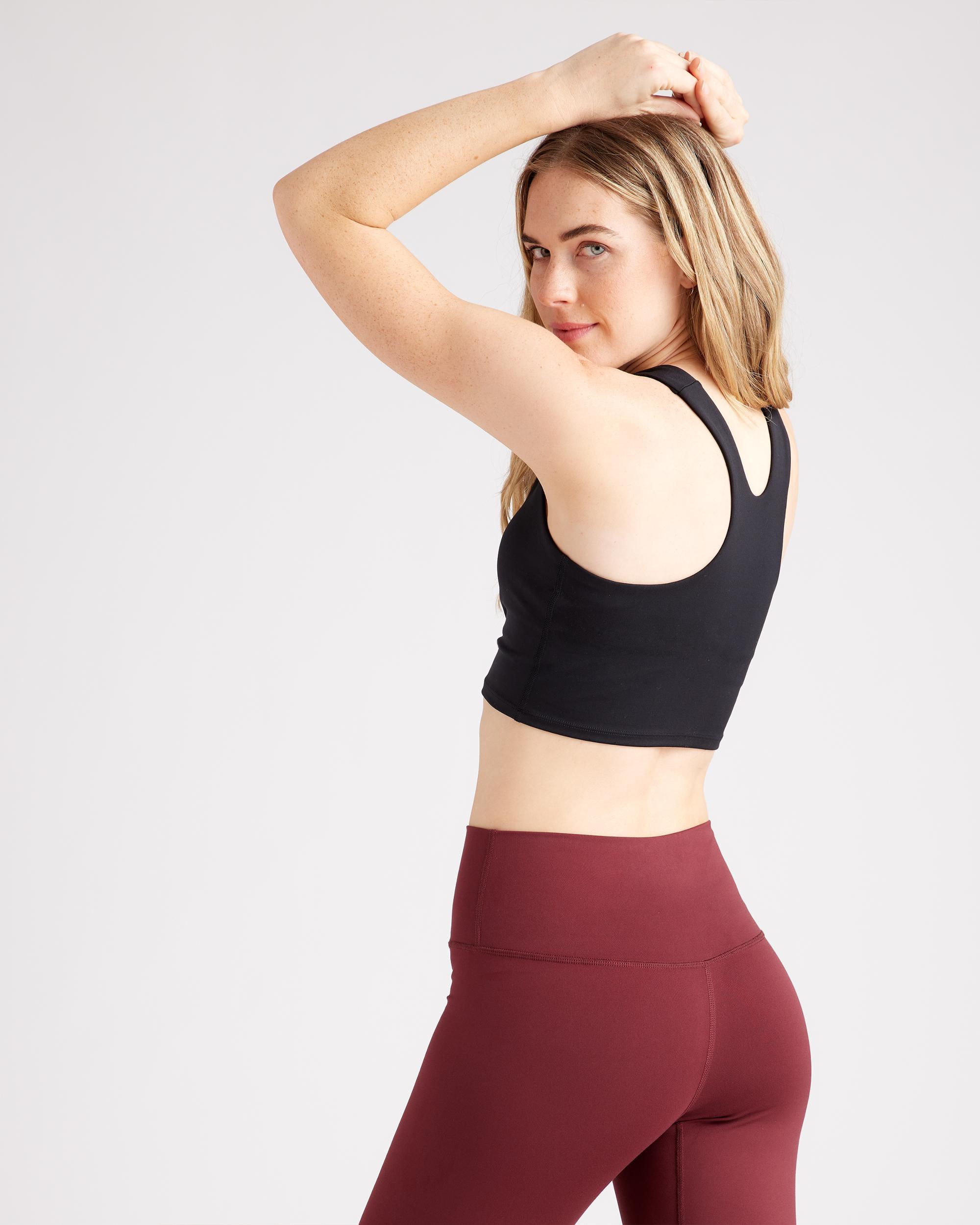Quince | Women's Ultra-Soft Performance Cropped Tank Top Size XS, 100% Polyester Product Image
