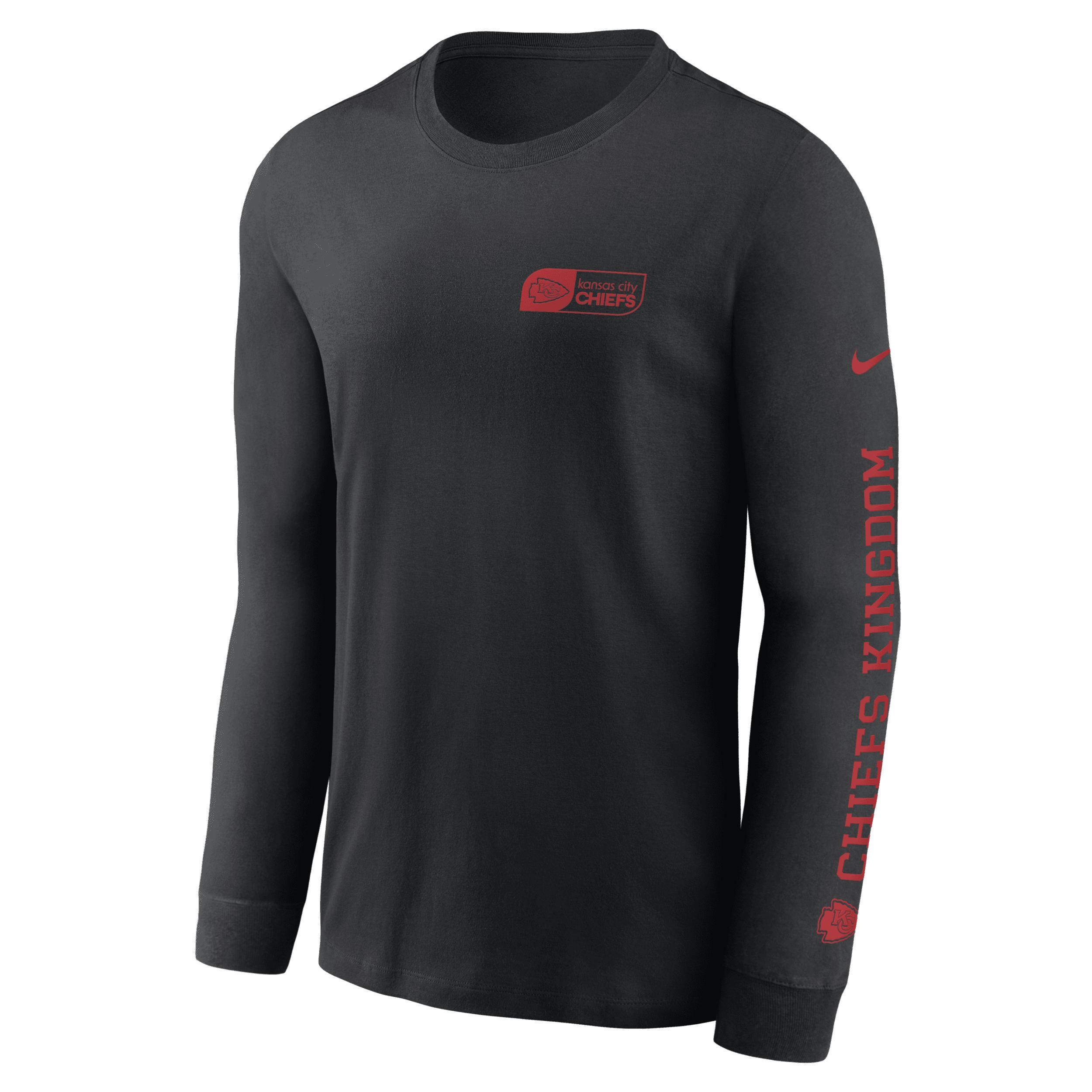 Men's Nike Black Las Vegas Raiders All Out Long Sleeve T-Shirt, Size: Medium, Lvr Black Product Image