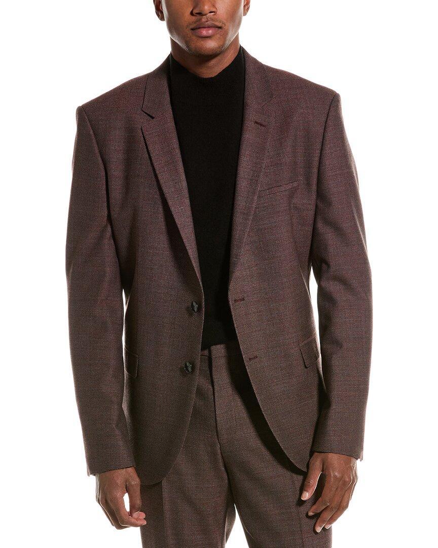 HUGO BOSS Hugo  Wool-blend Suit Jacket In Red Product Image