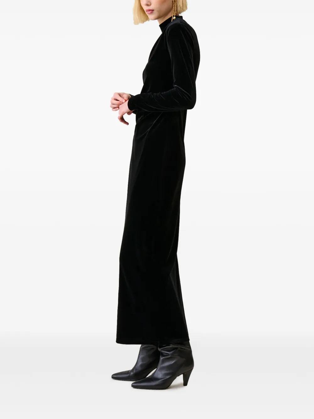 velvet maxi dress Product Image