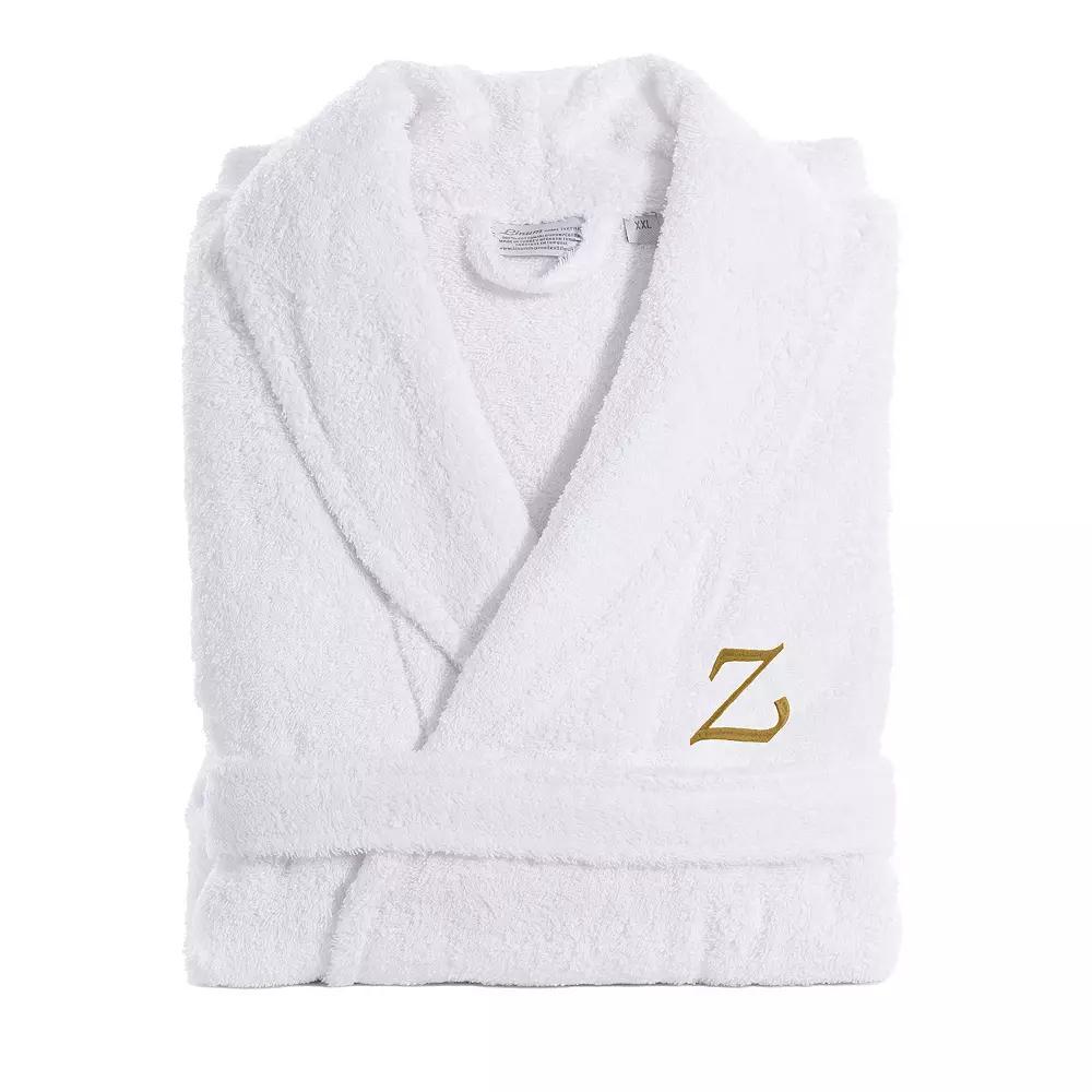 Linum Home Textiles Turkish Cotton Personalized Quick Dry Terry Bathrobe, Women's, Size: Large/XL Product Image