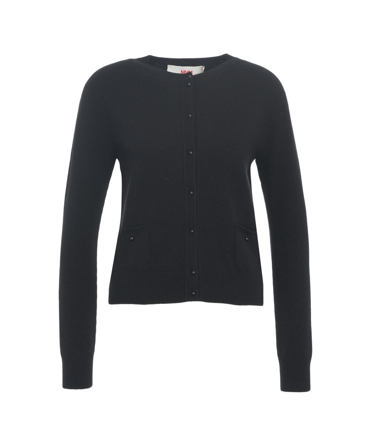 Knit Cardigan with Pearl Details Product Image