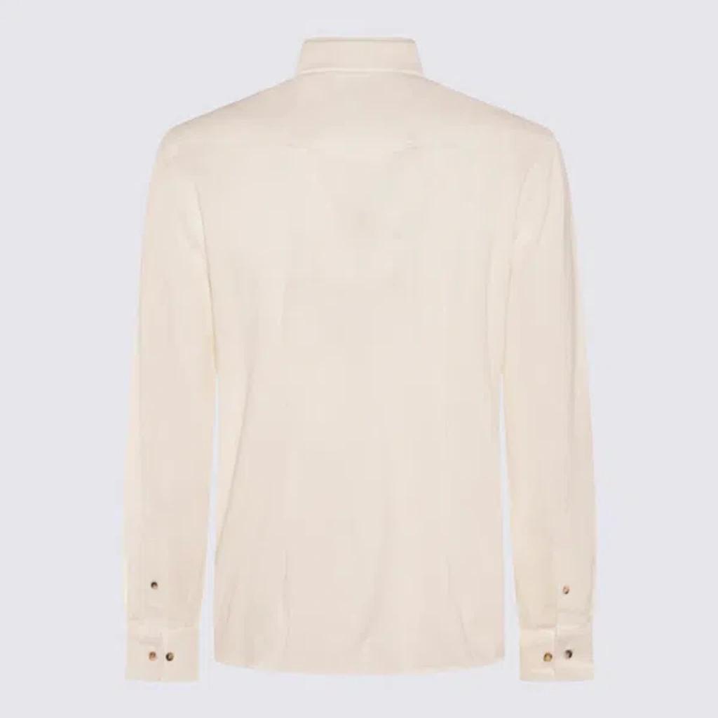 BRUNELLO CUCINELLI Shirt With Chest Pockets In White Product Image