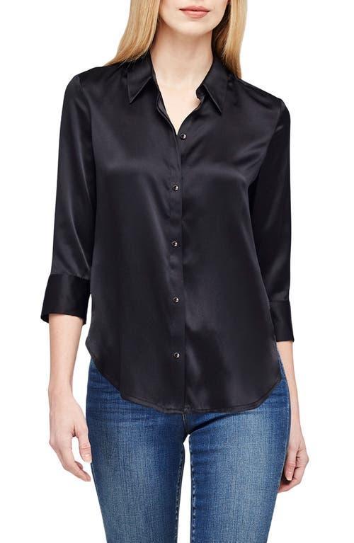 Womens Dani Three-Quarter Sleeve Silk Shirt Product Image