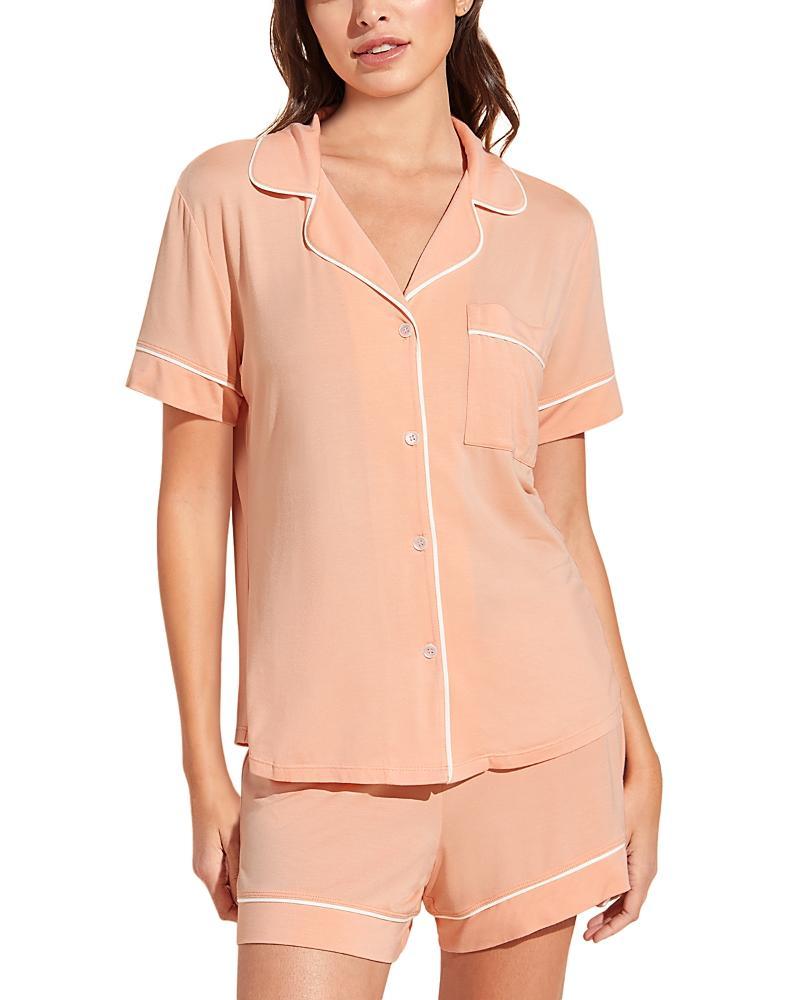 Eberjey Gisele Relaxed Short Sleeve Top & Shorts Product Image