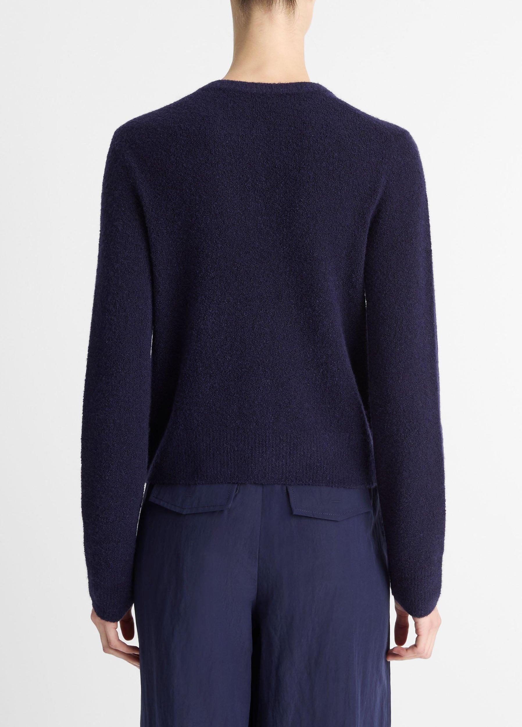 Silk & Cashmere-Blend Bouclé Cardigan Product Image