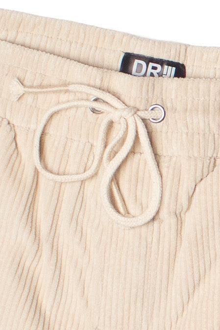 Drawstring Corduroy Shorts Product Image