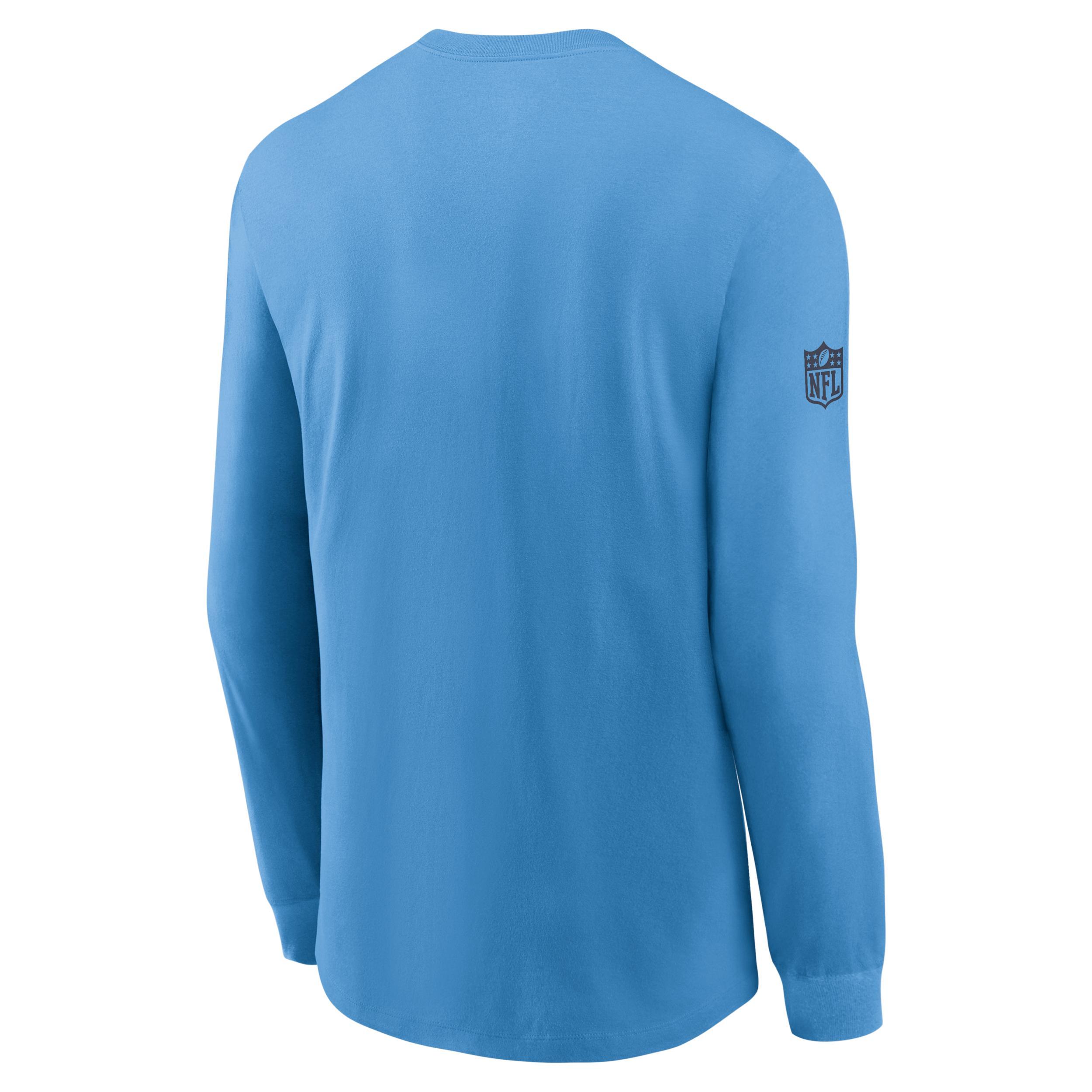 Tennessee Titans Sideline Team Issue Nike Men's Dri-FIT NFL Long-Sleeve T-Shirt Product Image