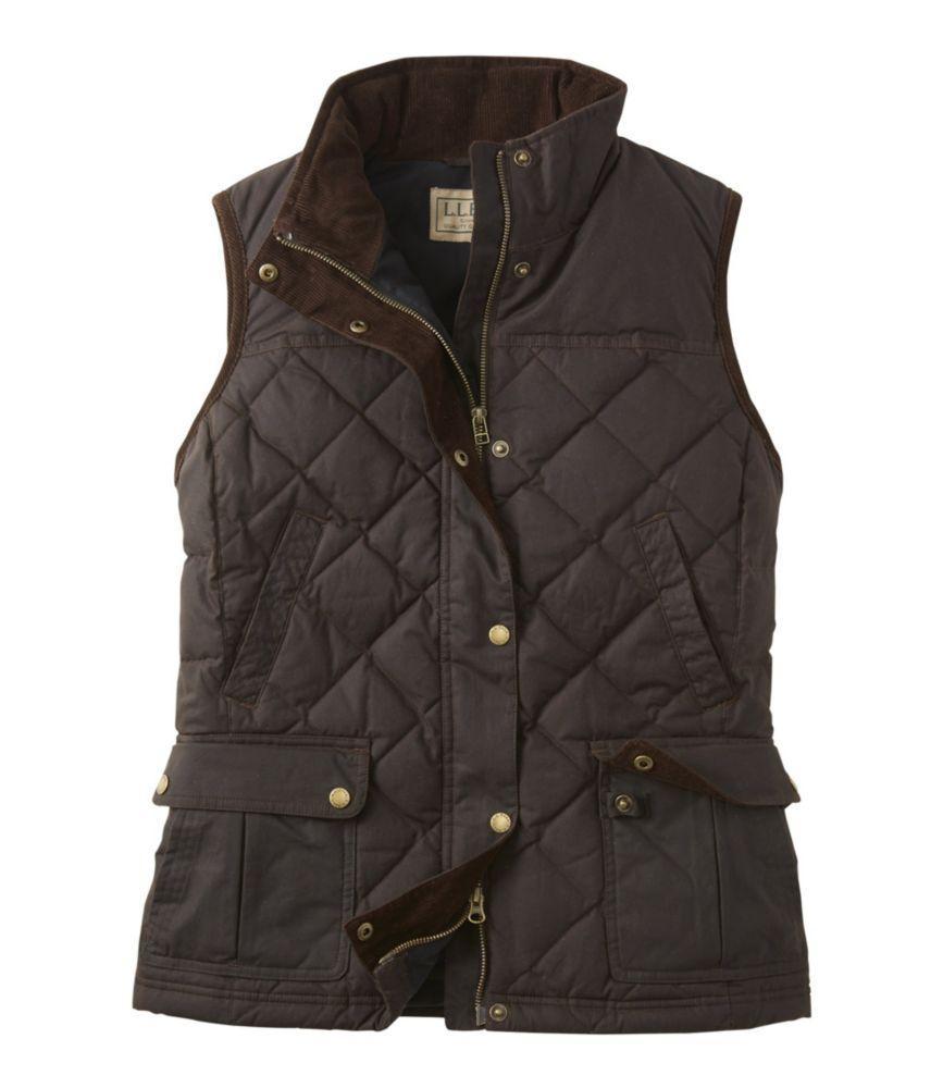 
                            Women's L.L.Bean Upcountry Waxed Cotton Down Vest
                         Product Image