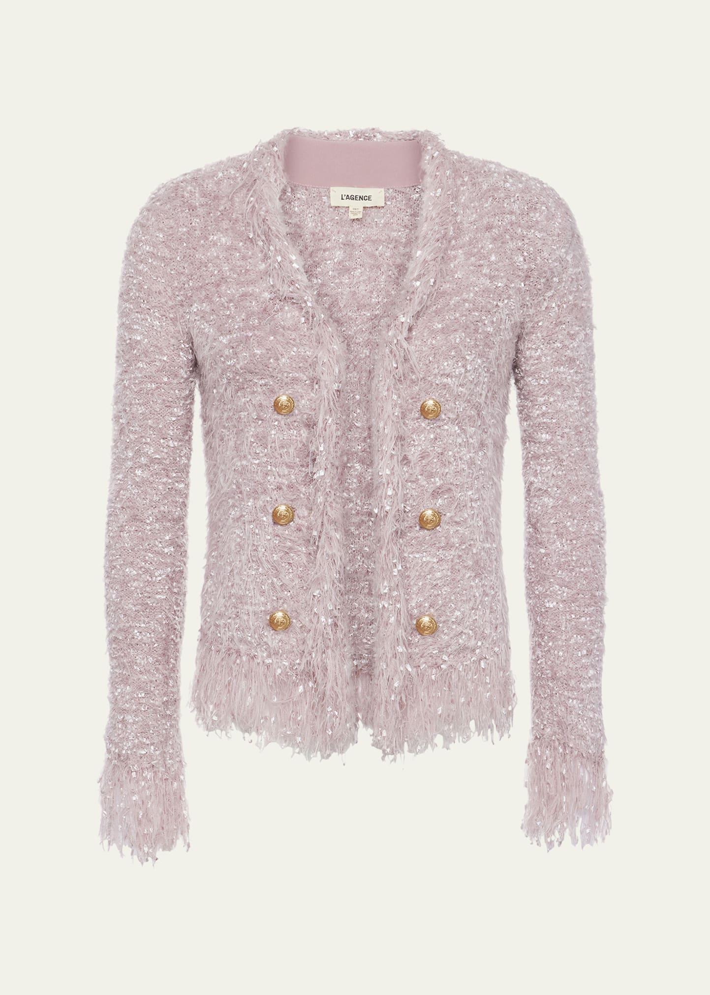 Azure Fuzzy Cardigan Blazer Product Image