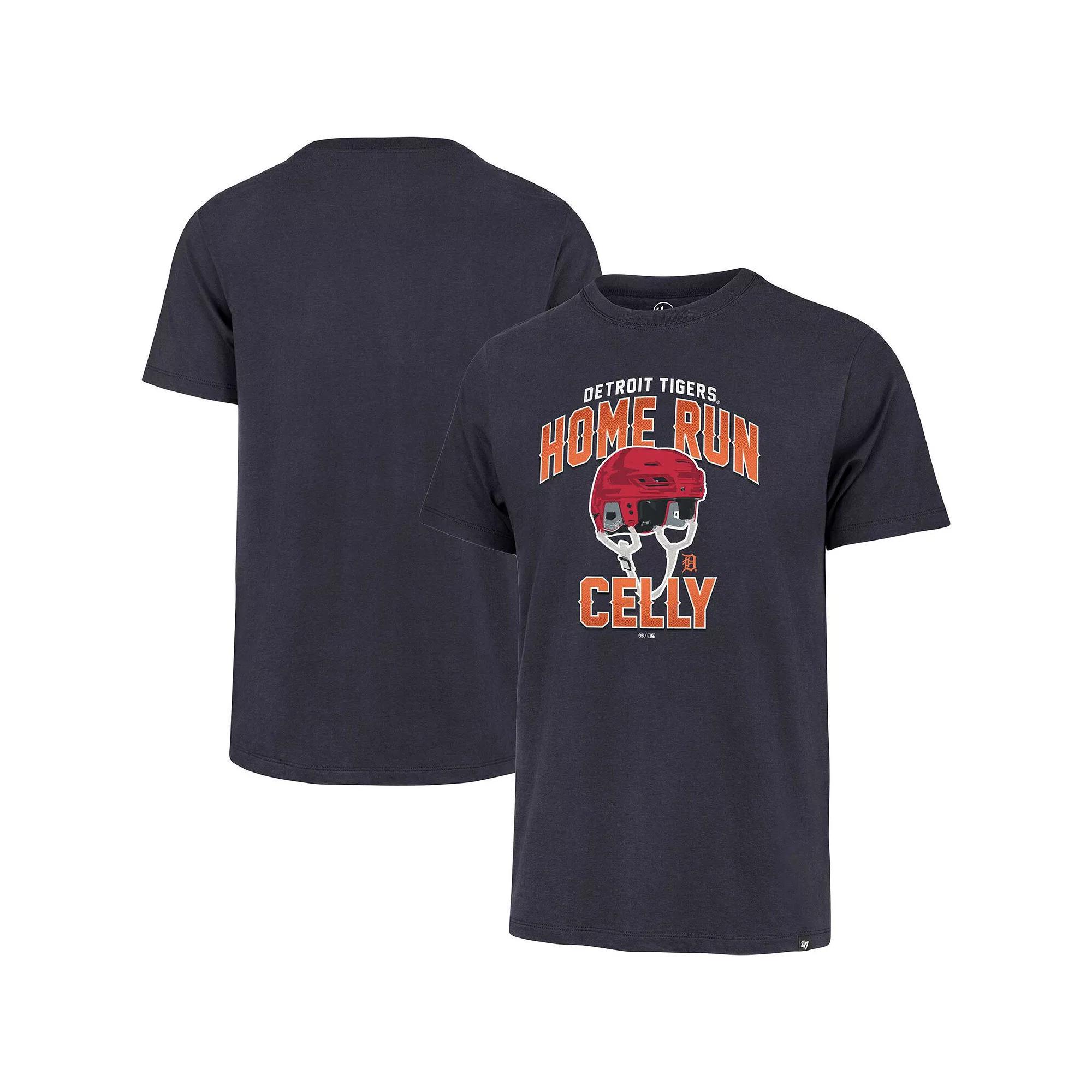 Men's '47  Navy Detroit Tigers HR Celebration T-Shirt, Size: 2XL, Blue Product Image