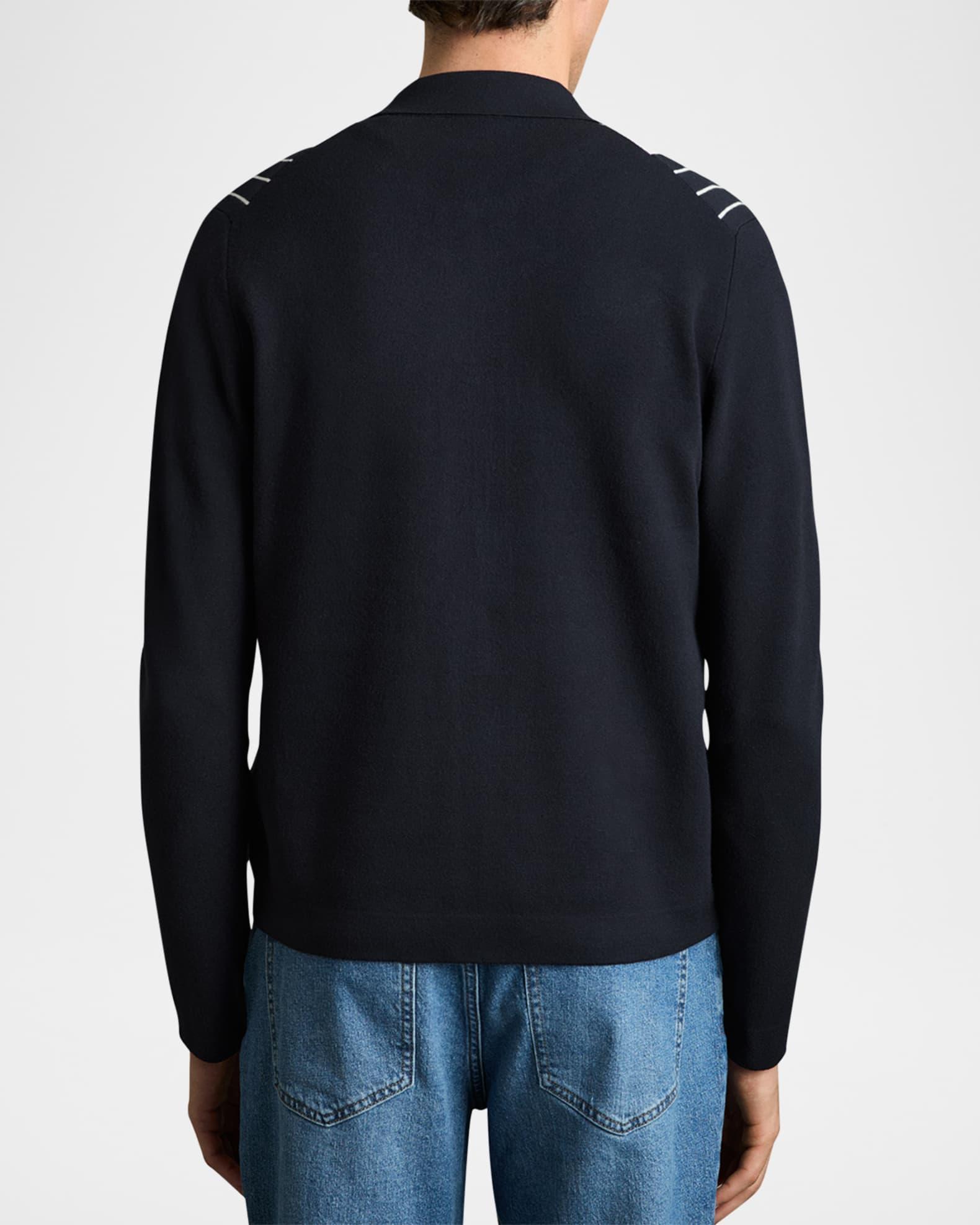 Men's Ambient Stripe Full-Zip Sweater Product Image