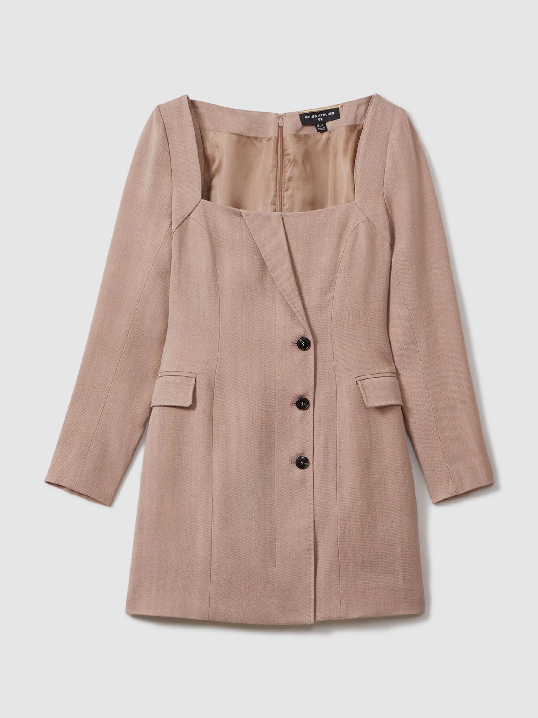 Atelier Tailored Mini Dress in Pink Product Image