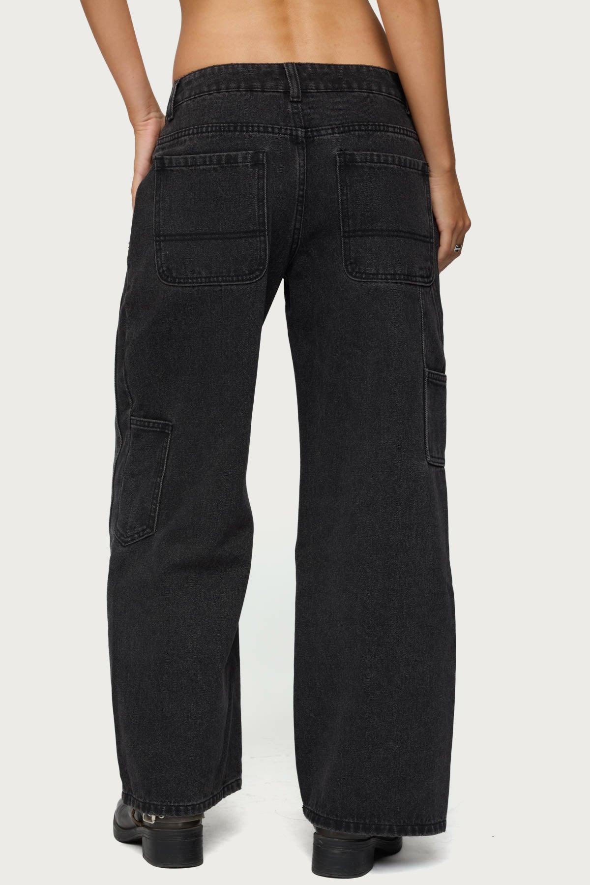 Petite Ayla Low Rise Carpenter Jeans Product Image
