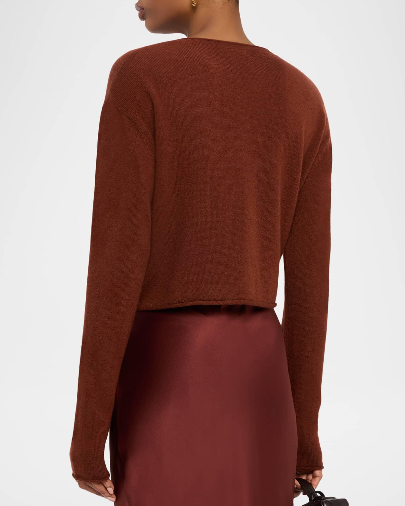 Lance Cropped Cashmere Pullover Product Image