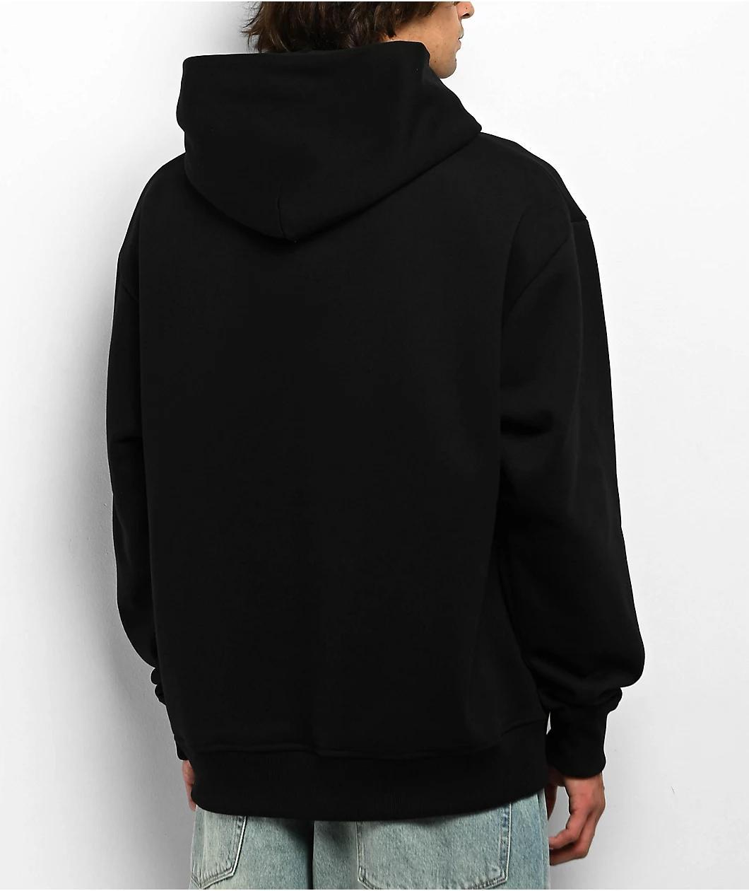 Shaka Wear Paisley Black & Pink Hoodie Product Image