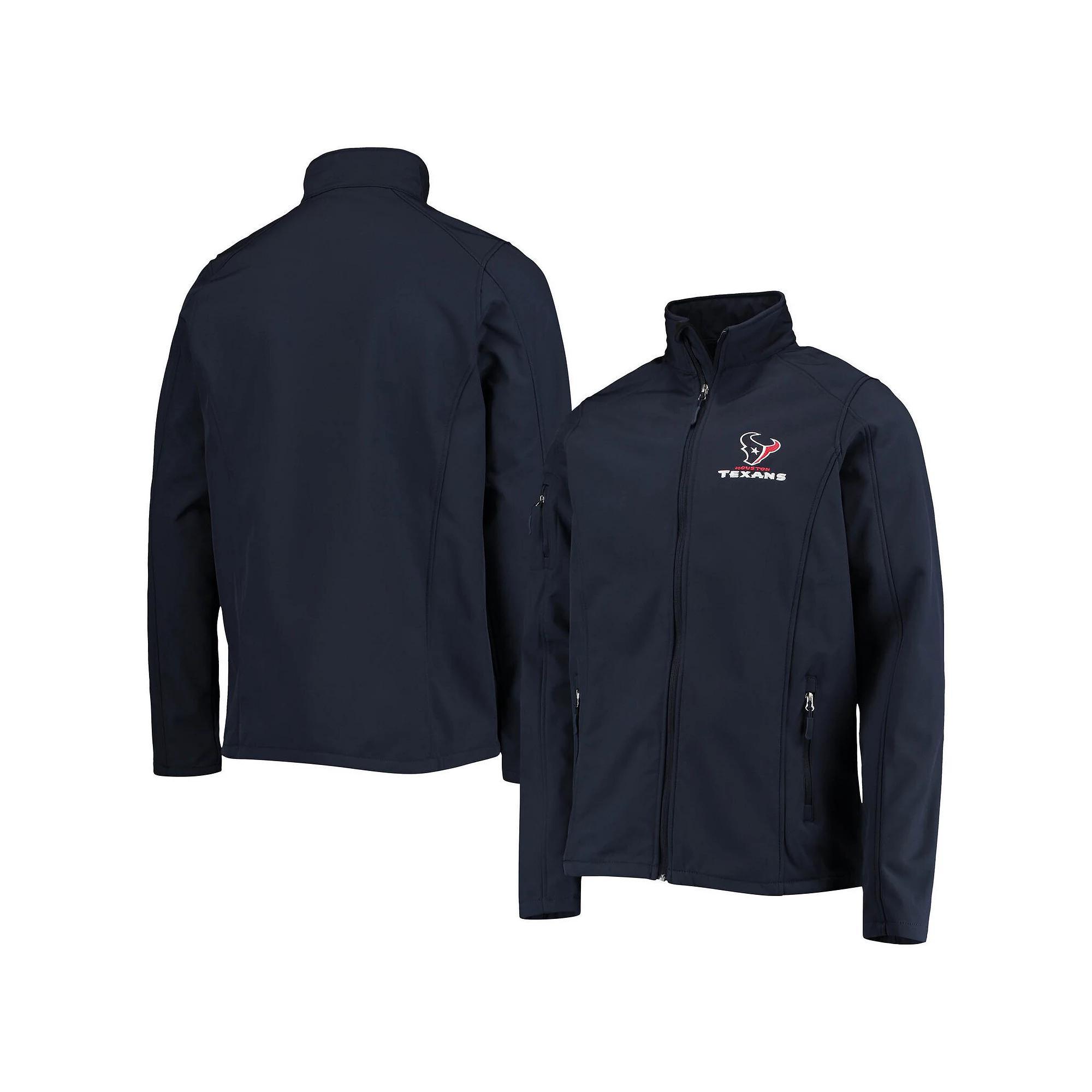 Men's Dunbrooke Navy Houston Texans Big & Tall Sonoma Softshell Full-Zip Jacket, Size: XLT, Blue Product Image