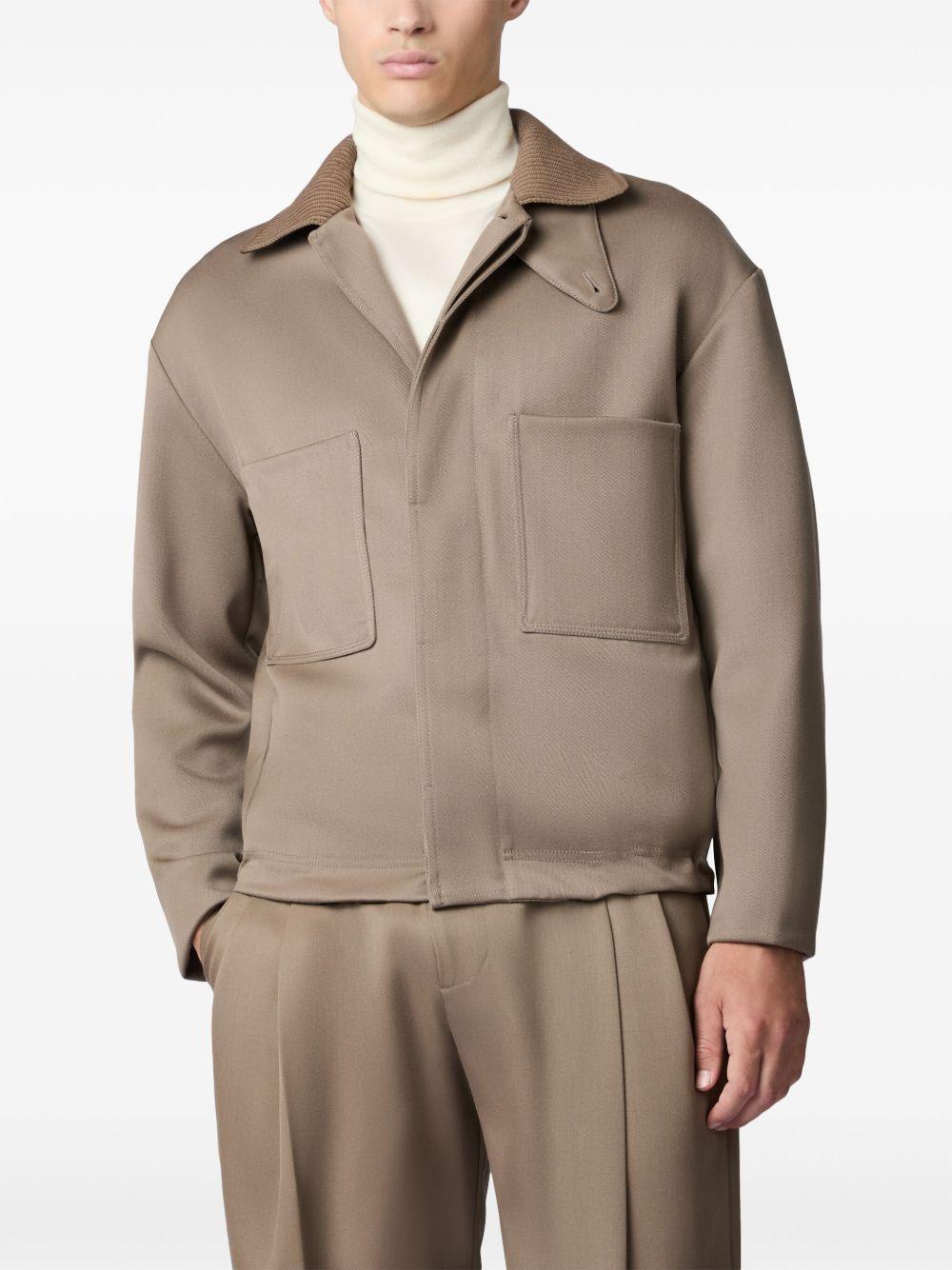virgin-wool coach jacket Product Image