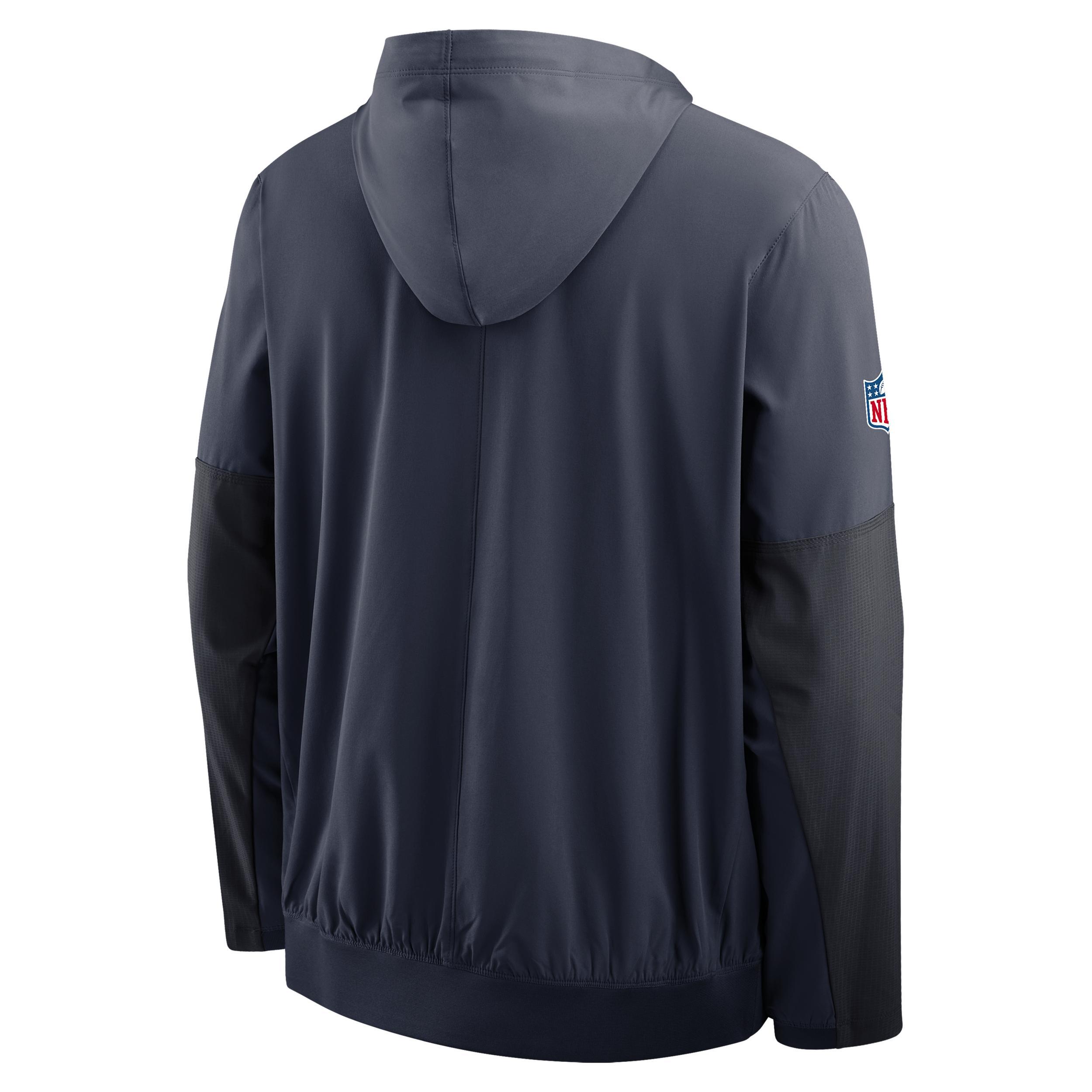 Chicago Bears Well Rounded Anorak Nike Men's NFL 1/2-Zip Hooded Jacket Product Image
