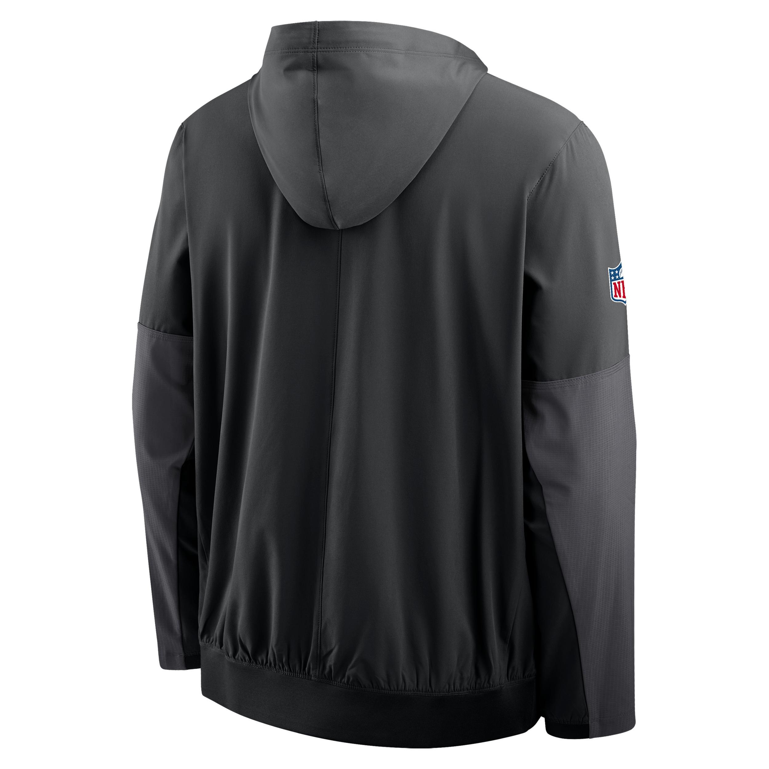 Pittsburgh Steelers Well Rounded Anorak Nike Men's NFL 1/2-Zip Hooded Jacket Product Image