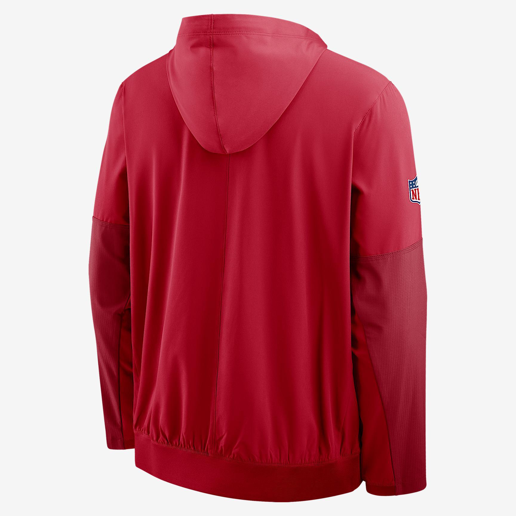 San Francisco 49ers Well Rounded Anorak Men's Nike NFL 1/2-Zip Hooded Jacket Product Image
