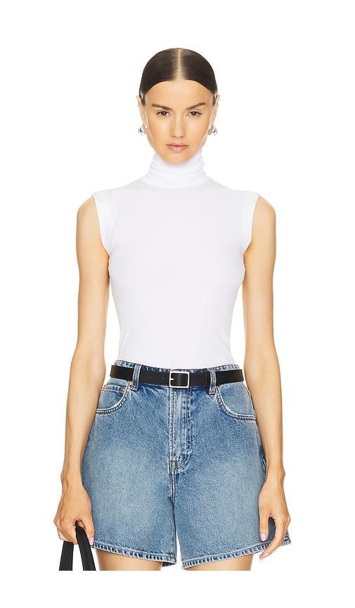 Slim Fit Sleeveless Turtleneck Top Norma Kamali Product Image
