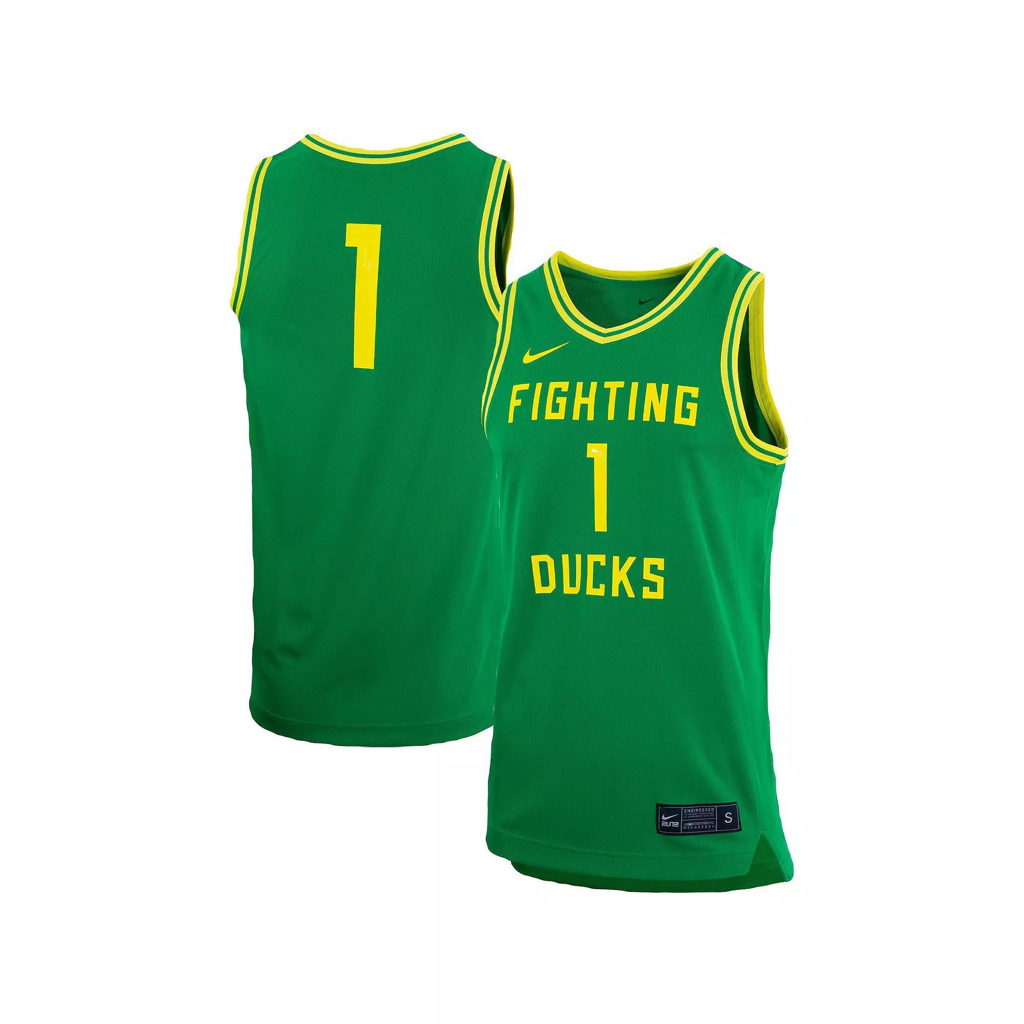 Unisex Nike #1 Green Oregon Ducks Women's Basketball Replica Jersey, Size: Medium Product Image